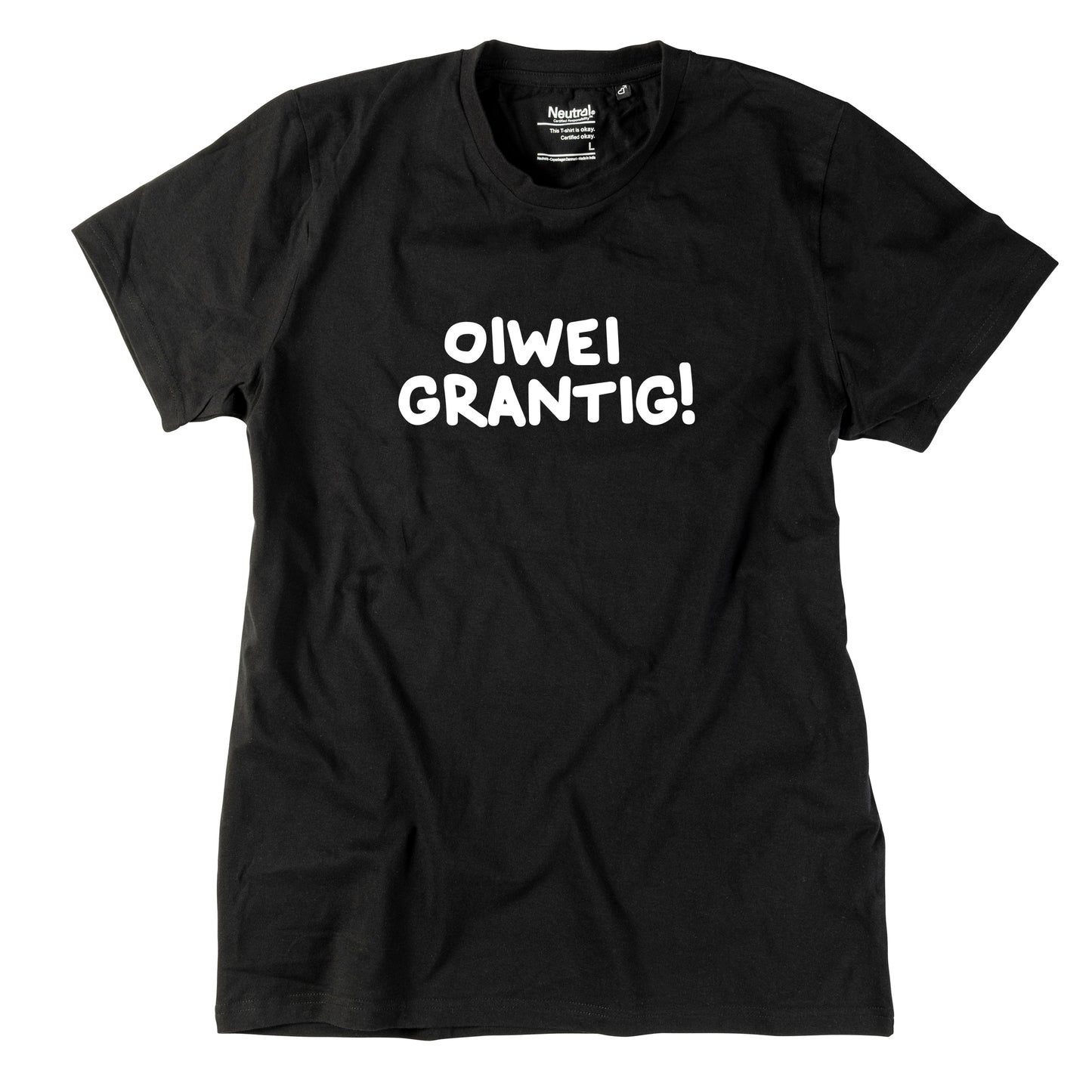 Herren-Shirt "oiwei grantig!"
