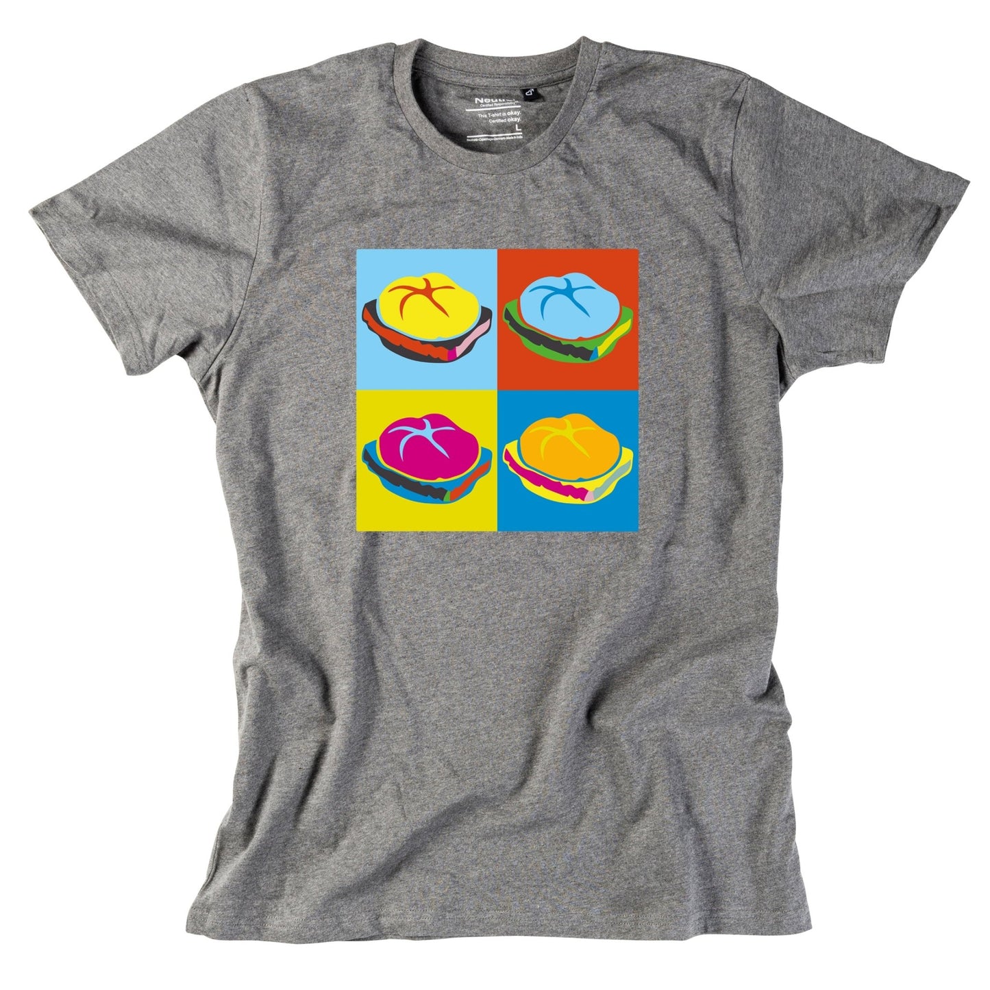 Herren - Shirt "Popart Leberkas" - meinherzschlag.de