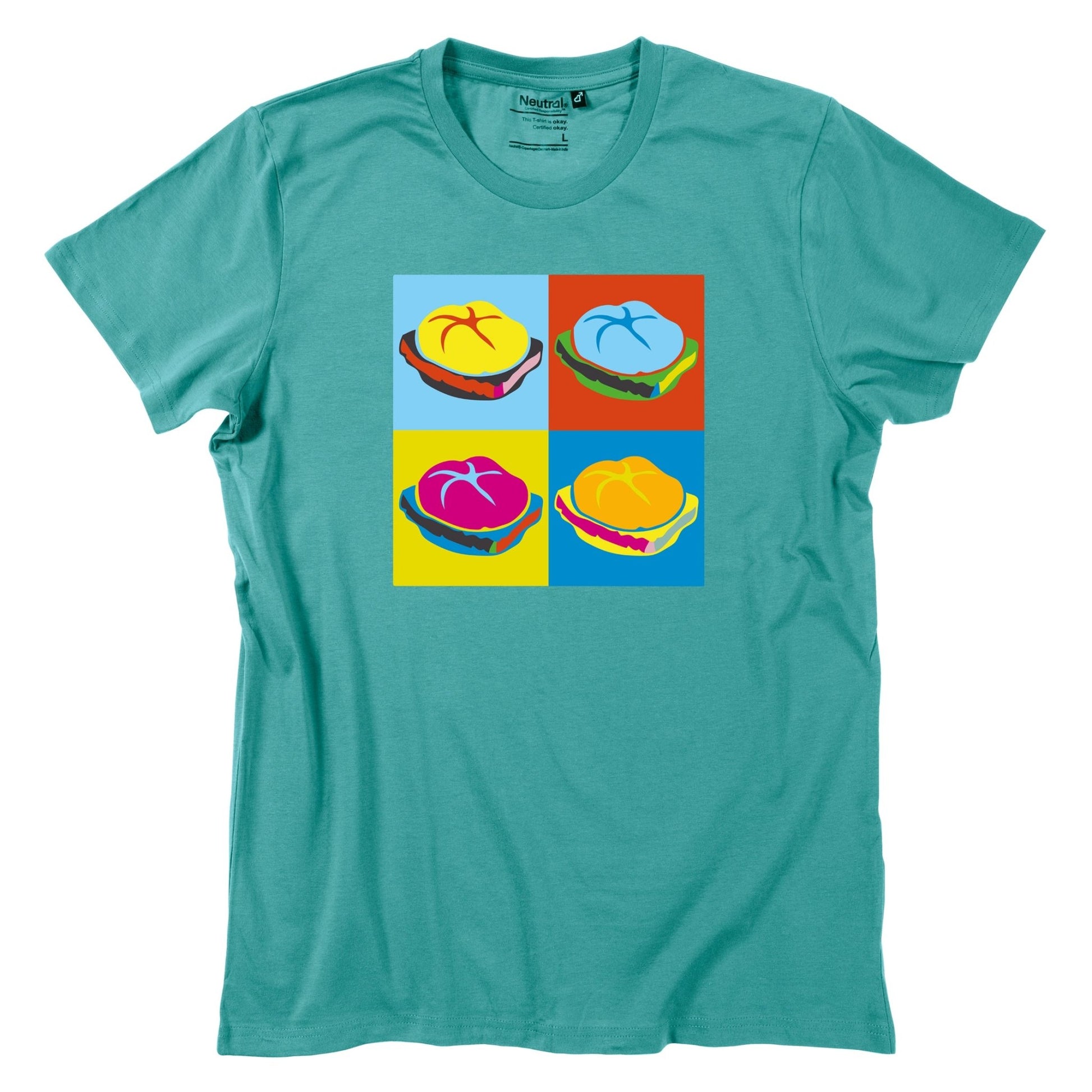 Herren - Shirt "Popart Leberkas" - meinherzschlag.de