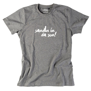 Herren - Shirt "sandln in da sun!" - meinherzschlag.de