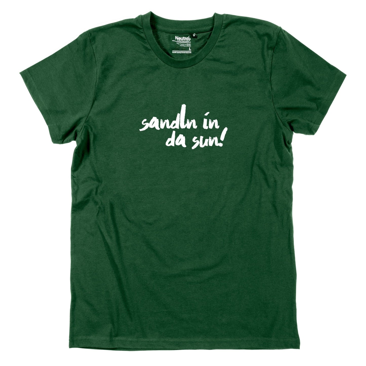 Herren - Shirt "sandln in da sun!" - meinherzschlag.de