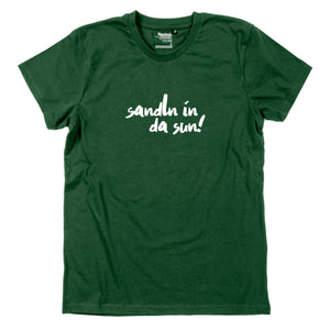Herren - Shirt "sandln in da sun!" - meinherzschlag.de