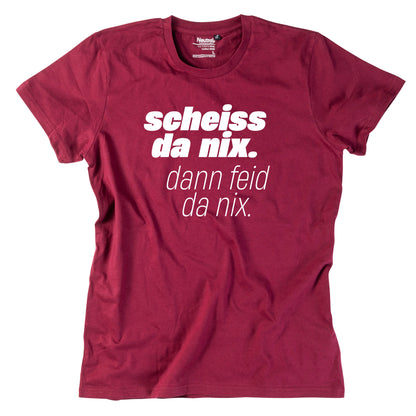 Herren - Shirt "Scheiss da nix!" - meinherzschlag.de