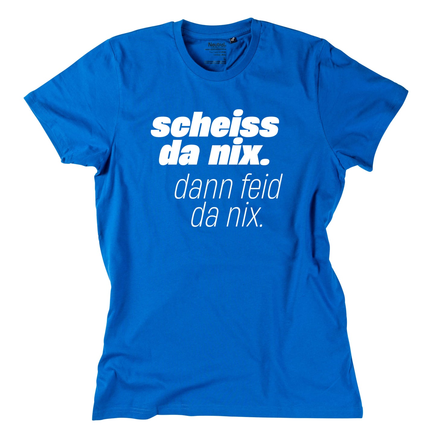 Herren - Shirt "Scheiss da nix!" - meinherzschlag.de