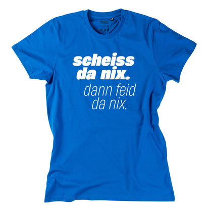 Herren - Shirt "Scheiss da nix!" - meinherzschlag.de