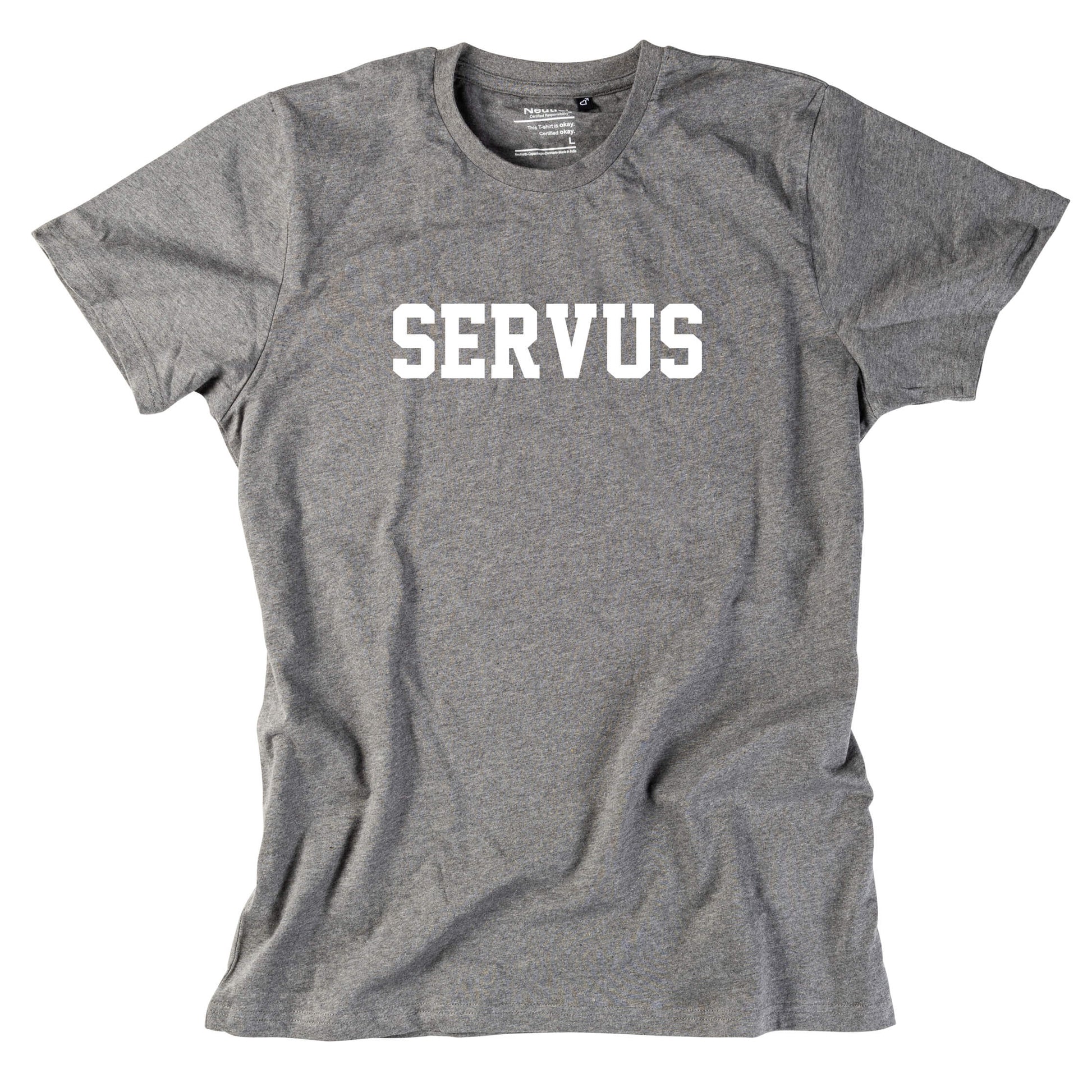 Herren - Shirt "SERVUS" - meinherzschlag.de