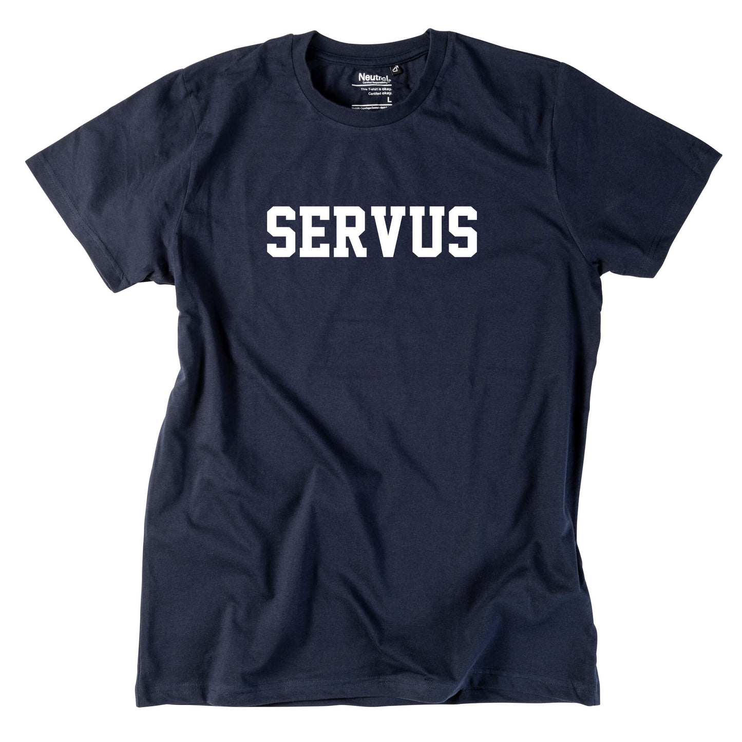 Herren - Shirt "SERVUS" - meinherzschlag.de