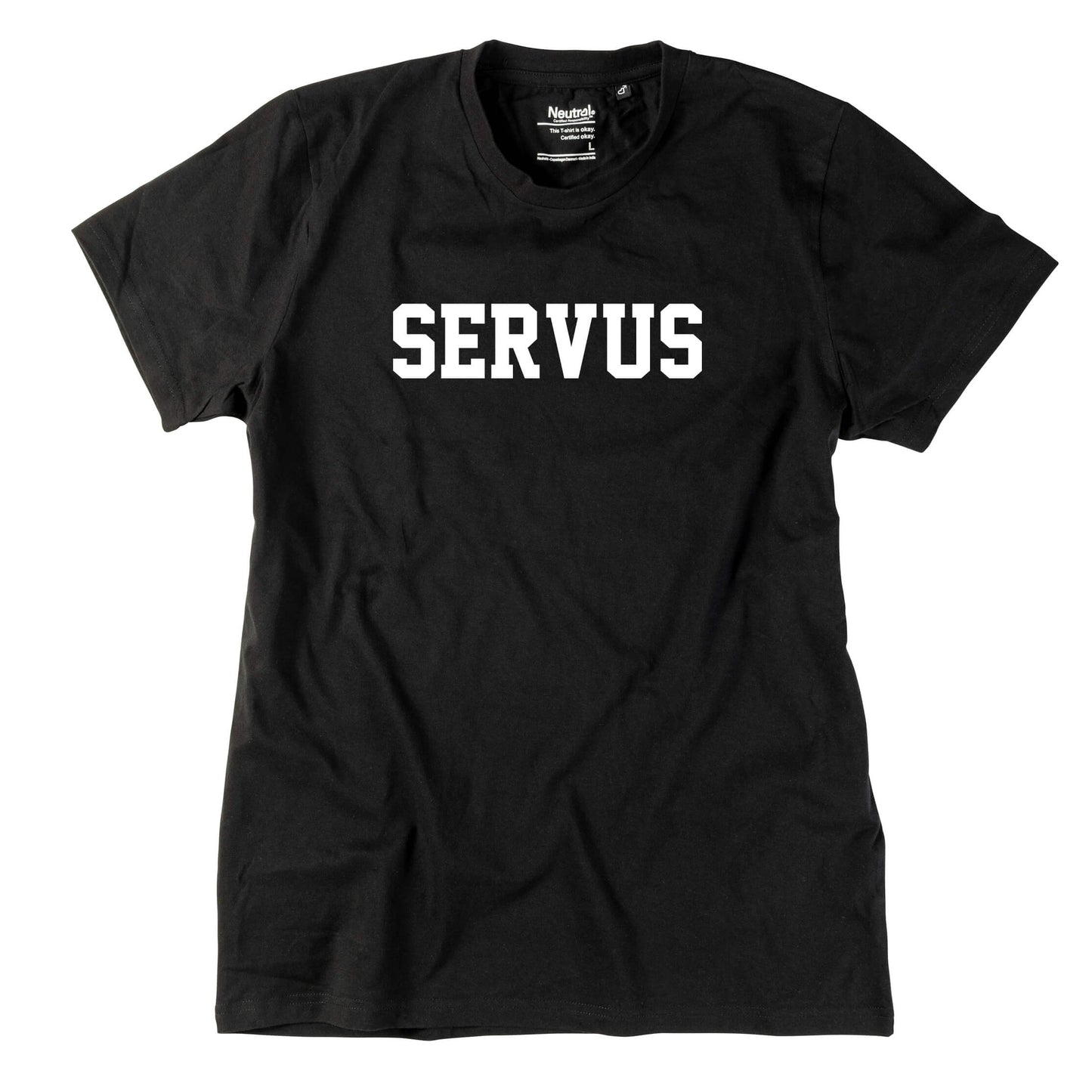 Herren - Shirt "SERVUS" - meinherzschlag.de