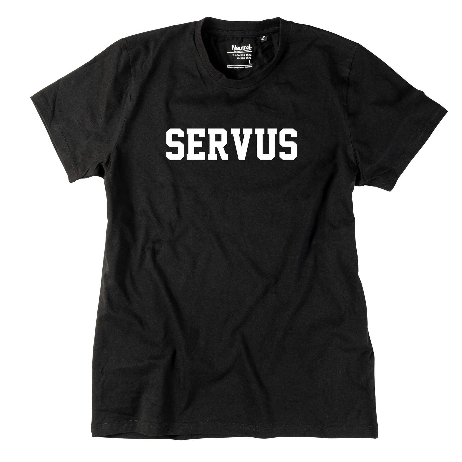 Herren - Shirt "SERVUS" - meinherzschlag.de