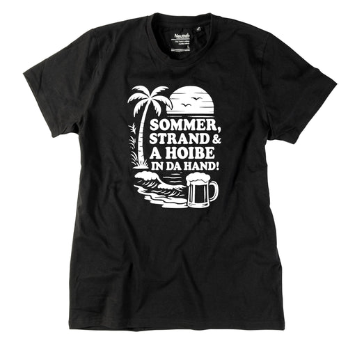 Herren - Shirt "Sommer & Strand" - meinherzschlag.de