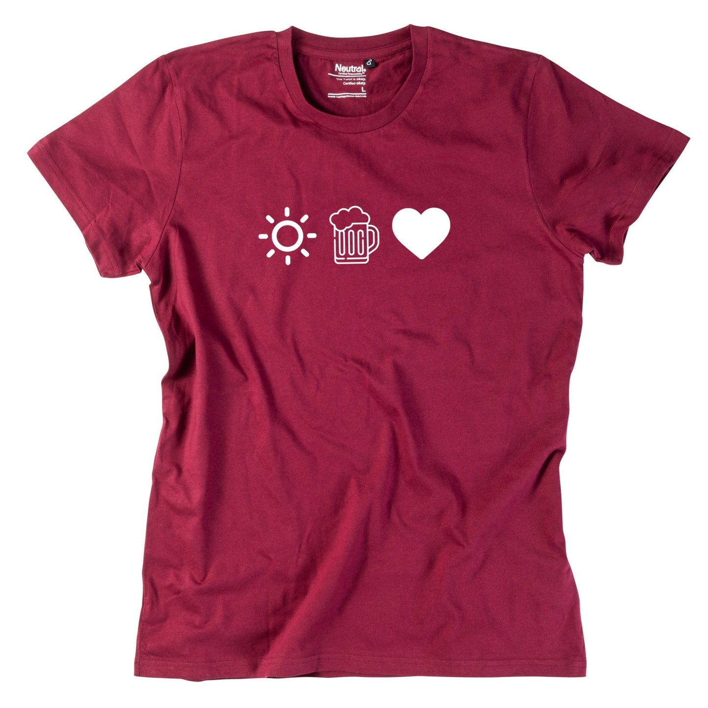 Herren - Shirt "Sun, Bier & Herzl" - meinherzschlag.de