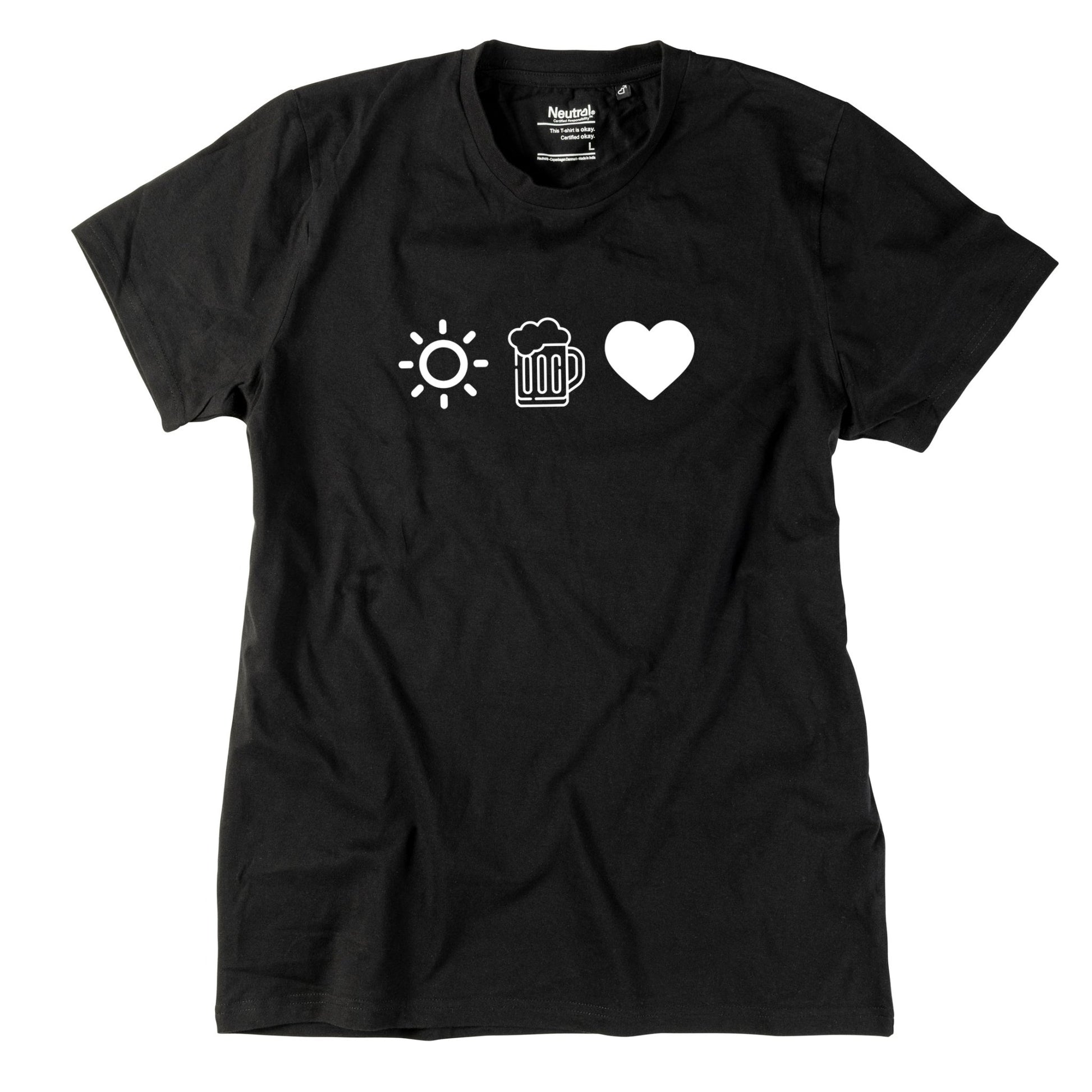 Herren - Shirt "Sun, Bier & Herzl" - meinherzschlag.de