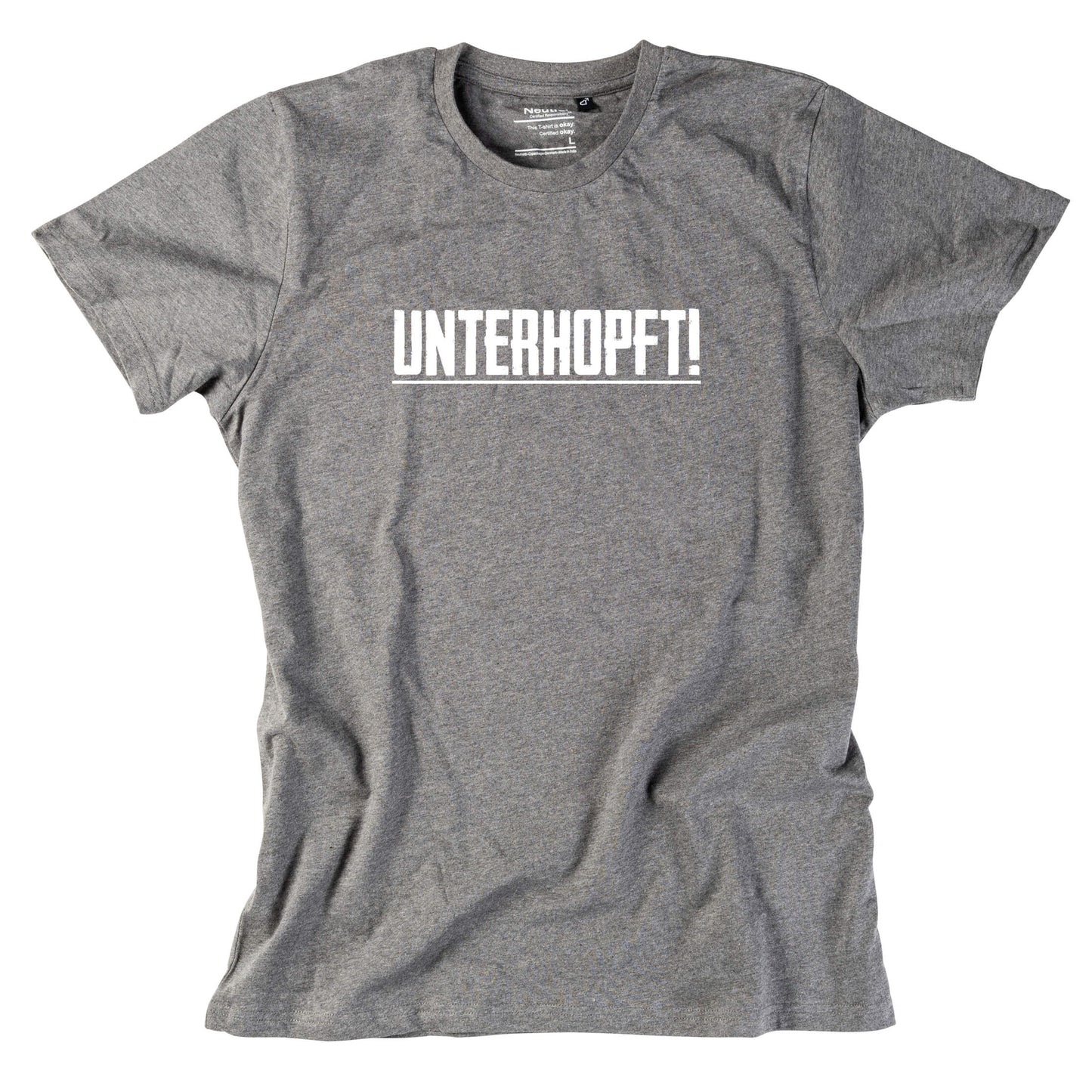 Herren - Shirt "Unterhopft" - meinherzschlag.de