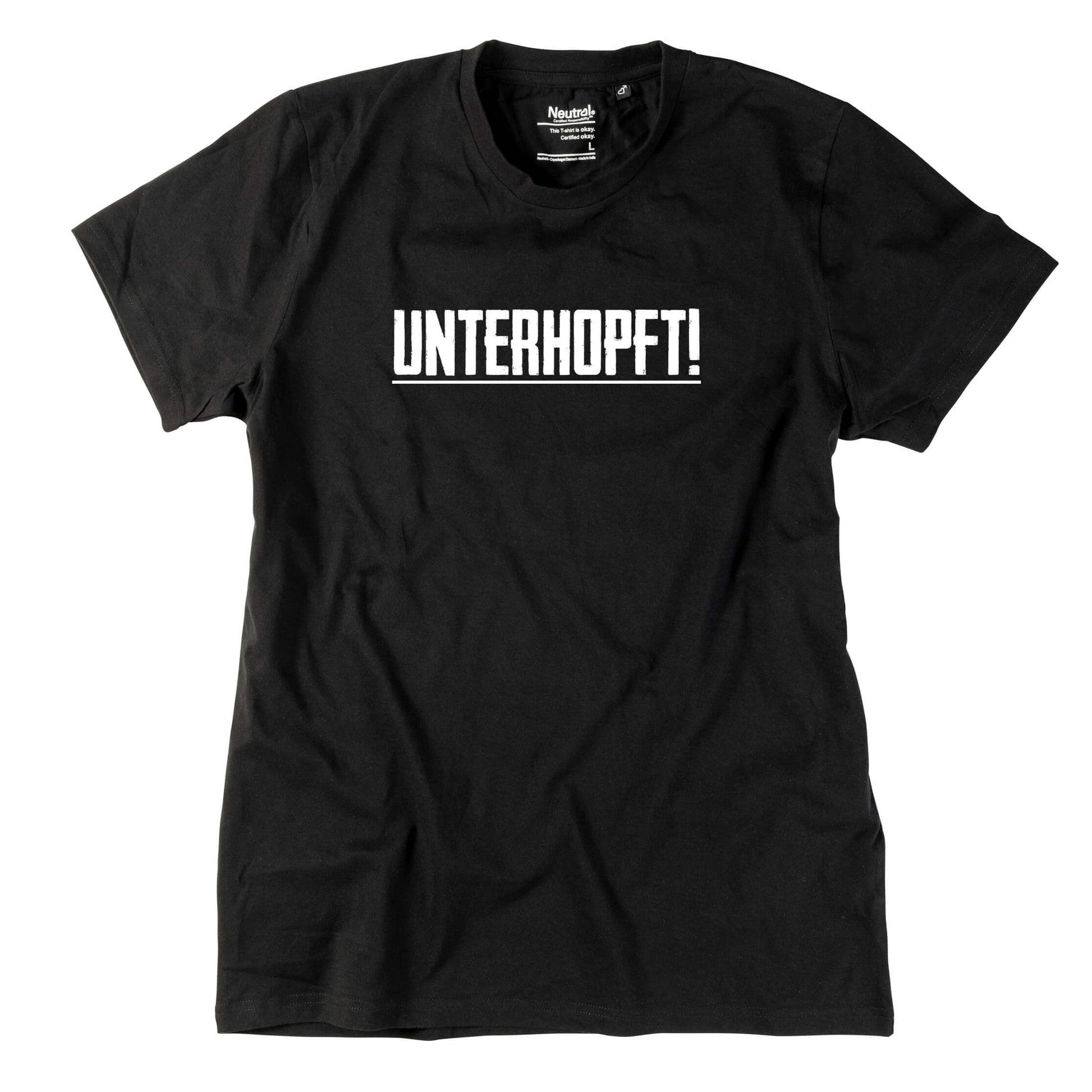Herren - Shirt "Unterhopft" - meinherzschlag.de