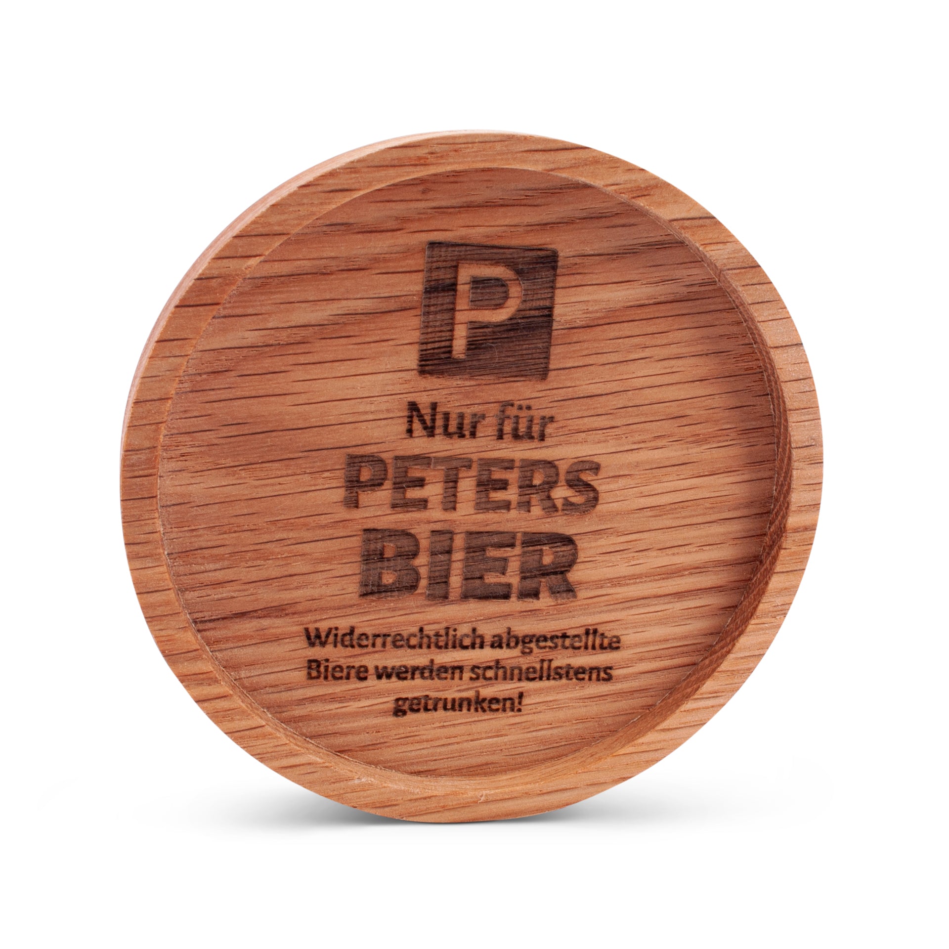 Holz - Untersetzer "Parkplatz" mit Wunschname - meinherzschlag.de