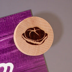 Holzmagnet "Leberkas" - meinherzschlag.de