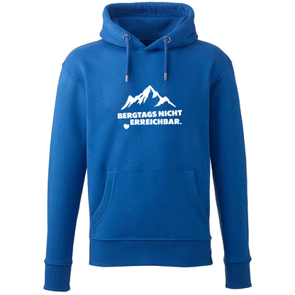 Hoodie "Bergtags nicht erreichbar" - meinherzschlag.de