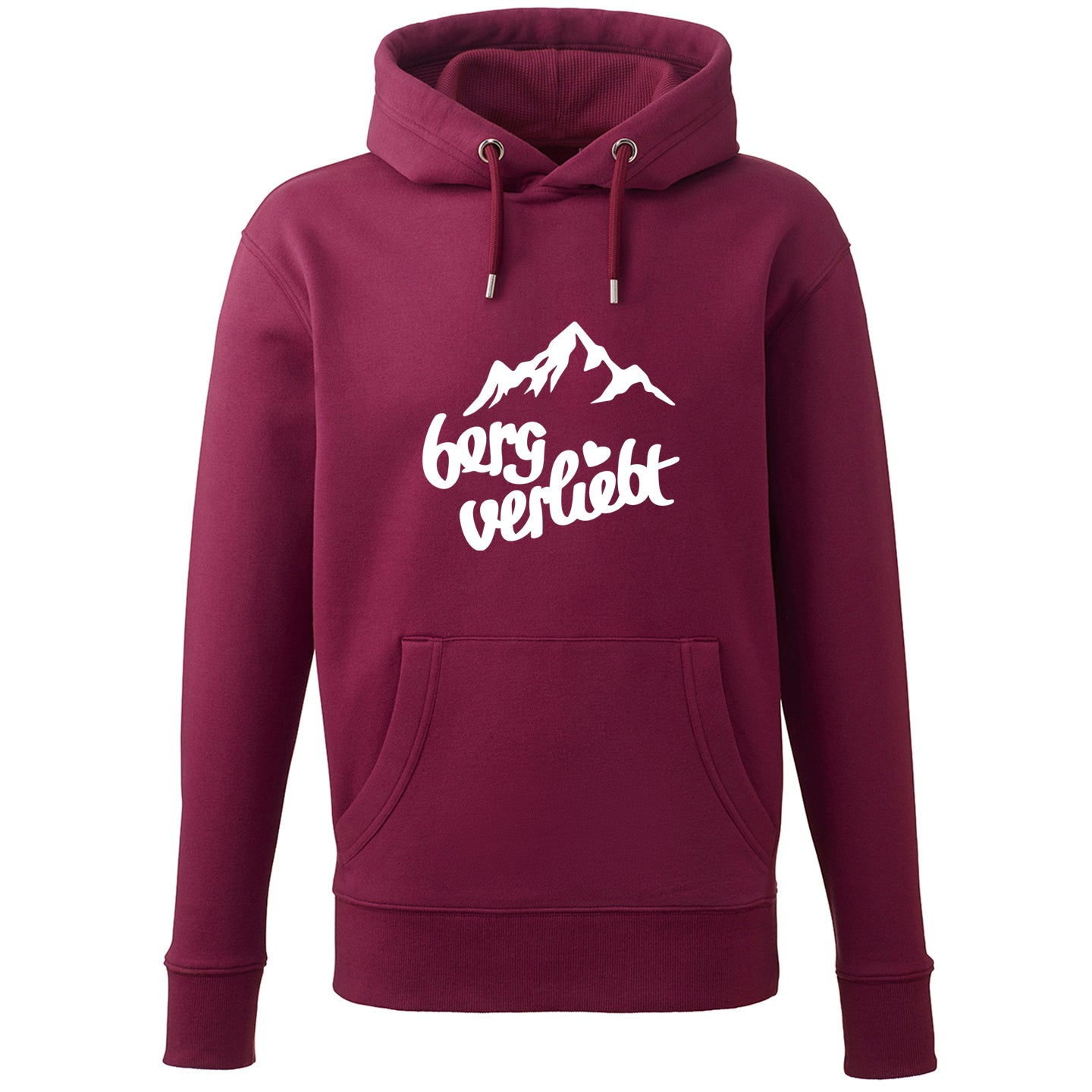 Hoodie "bergverliebt ❤" - meinherzschlag.de