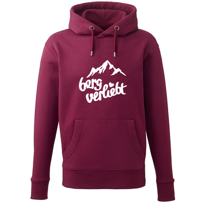 Hoodie "bergverliebt ❤" - meinherzschlag.de
