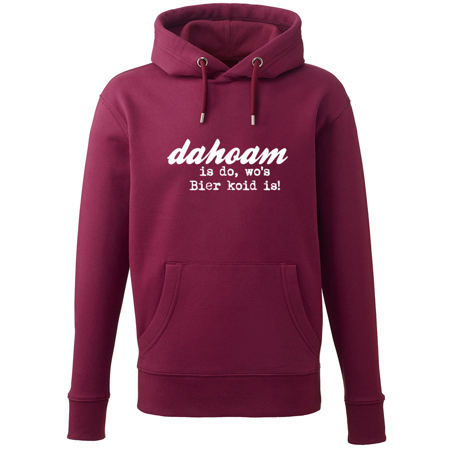 Hoodie "Bier koid" - meinherzschlag.de