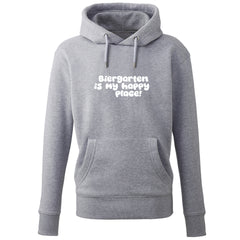 Hoodie "Biergarten is my happy place!"