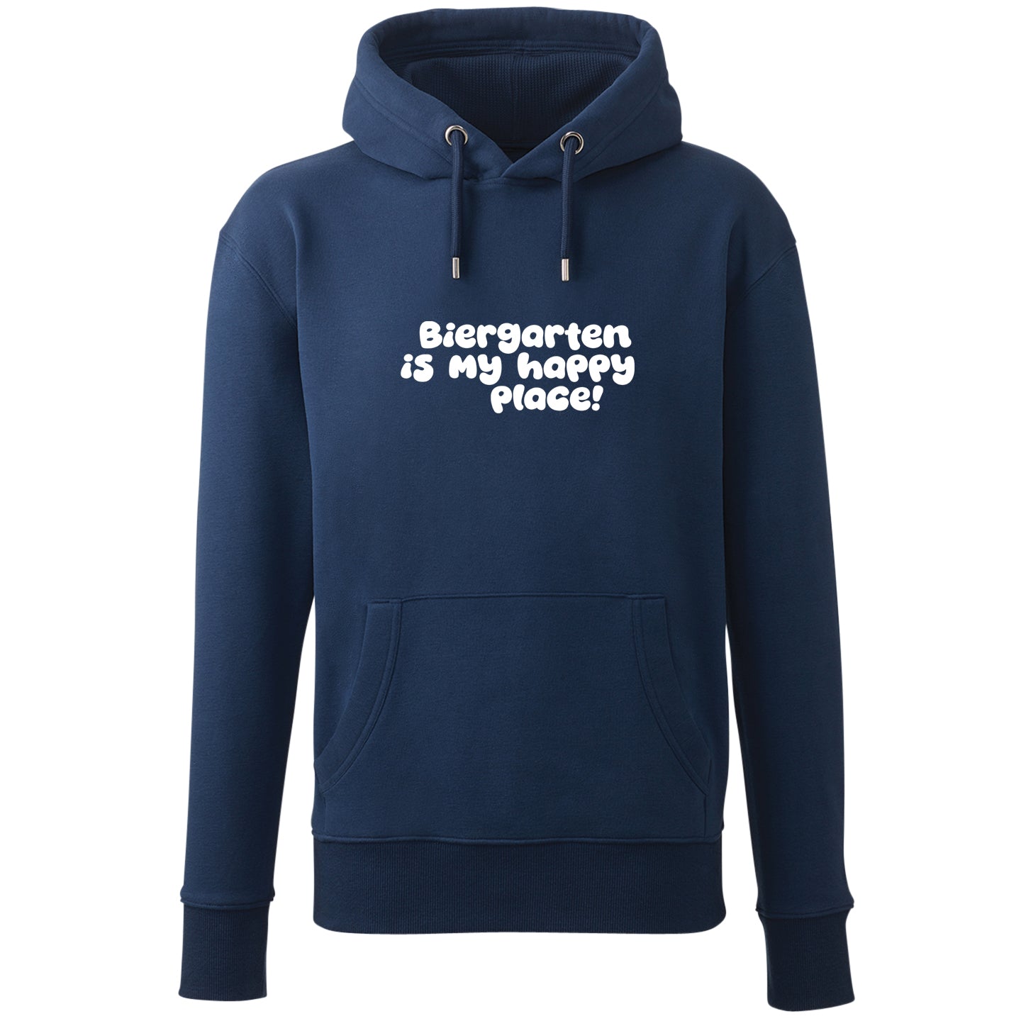 Hoodie "Biergarten is my happy place!"