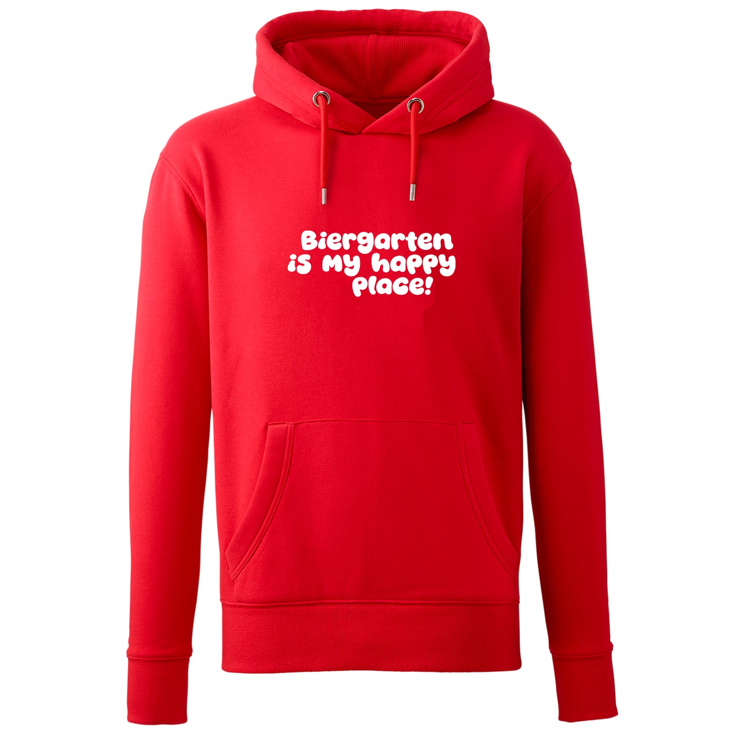 Hoodie "Biergarten is my happy place!"