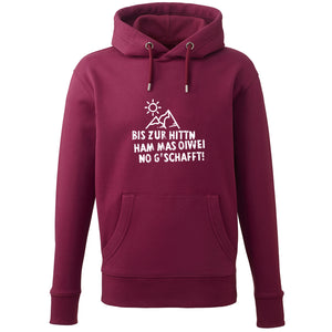 Hoodie "Bis zur Hittn" - meinherzschlag.de