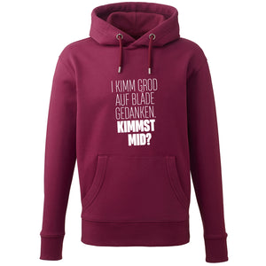 Hoodie "Bläde Gedanken" - meinherzschlag.de