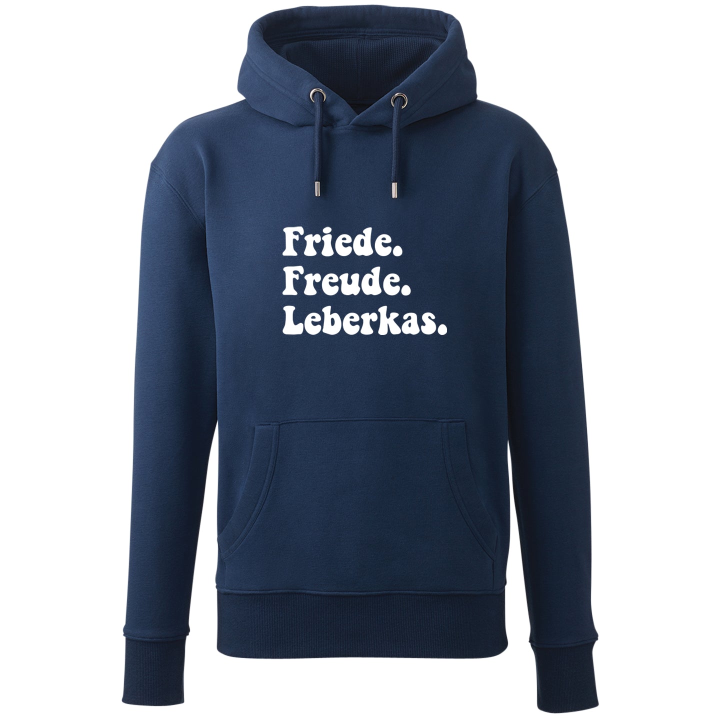 Hoodie "Friede. Freude. Leberkas." - meinherzschlag.de