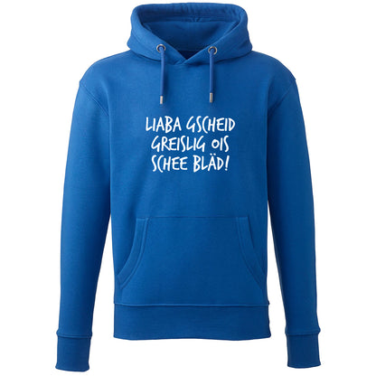 Hoodie "Gscheid greislig" - meinherzschlag.de