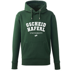 Hoodie "Gscheidhaferl University" - meinherzschlag.de