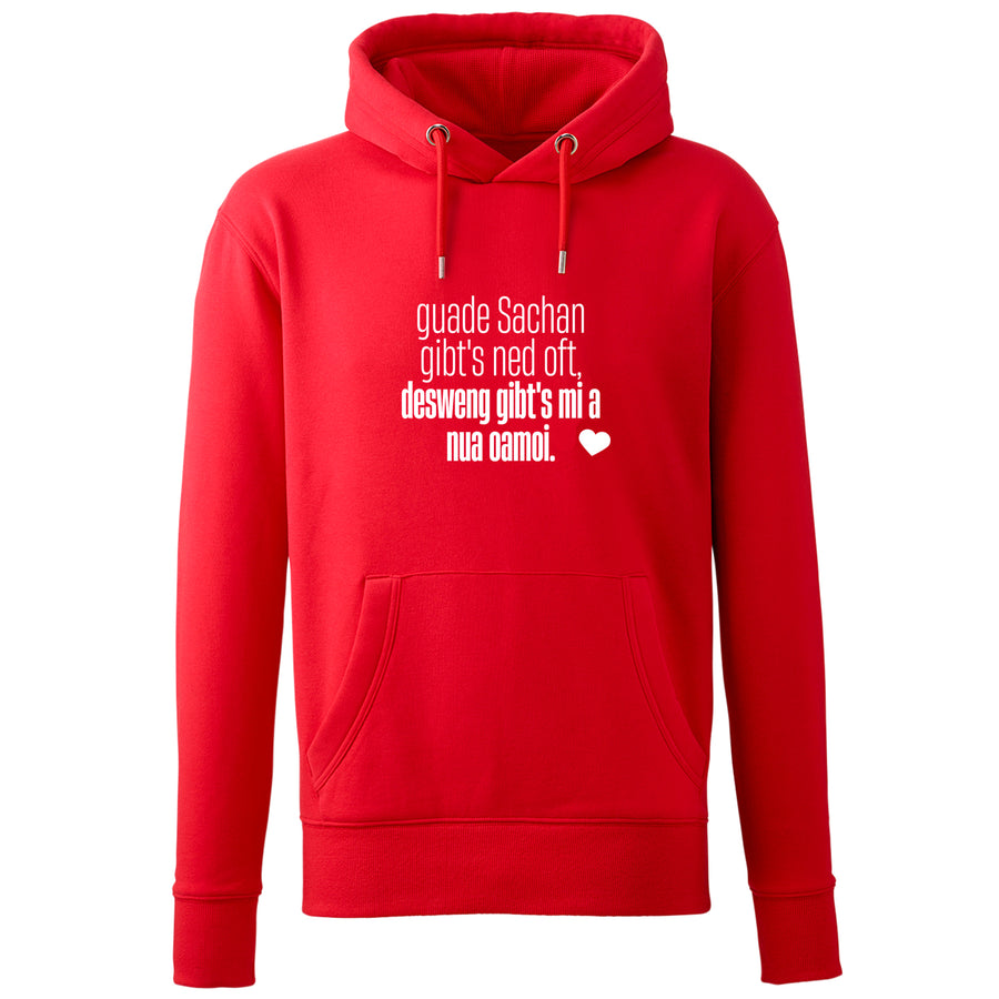 Hoodie "Guade Sachan" - meinherzschlag.de