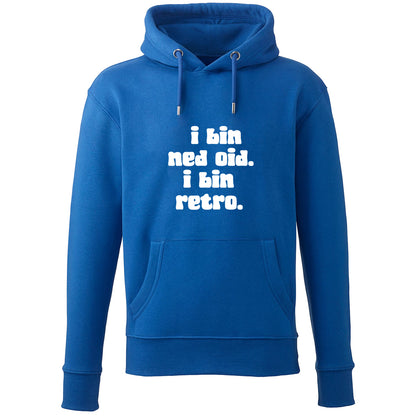Hoodie "I bin ned oid. I bin retro." - meinherzschlag.de