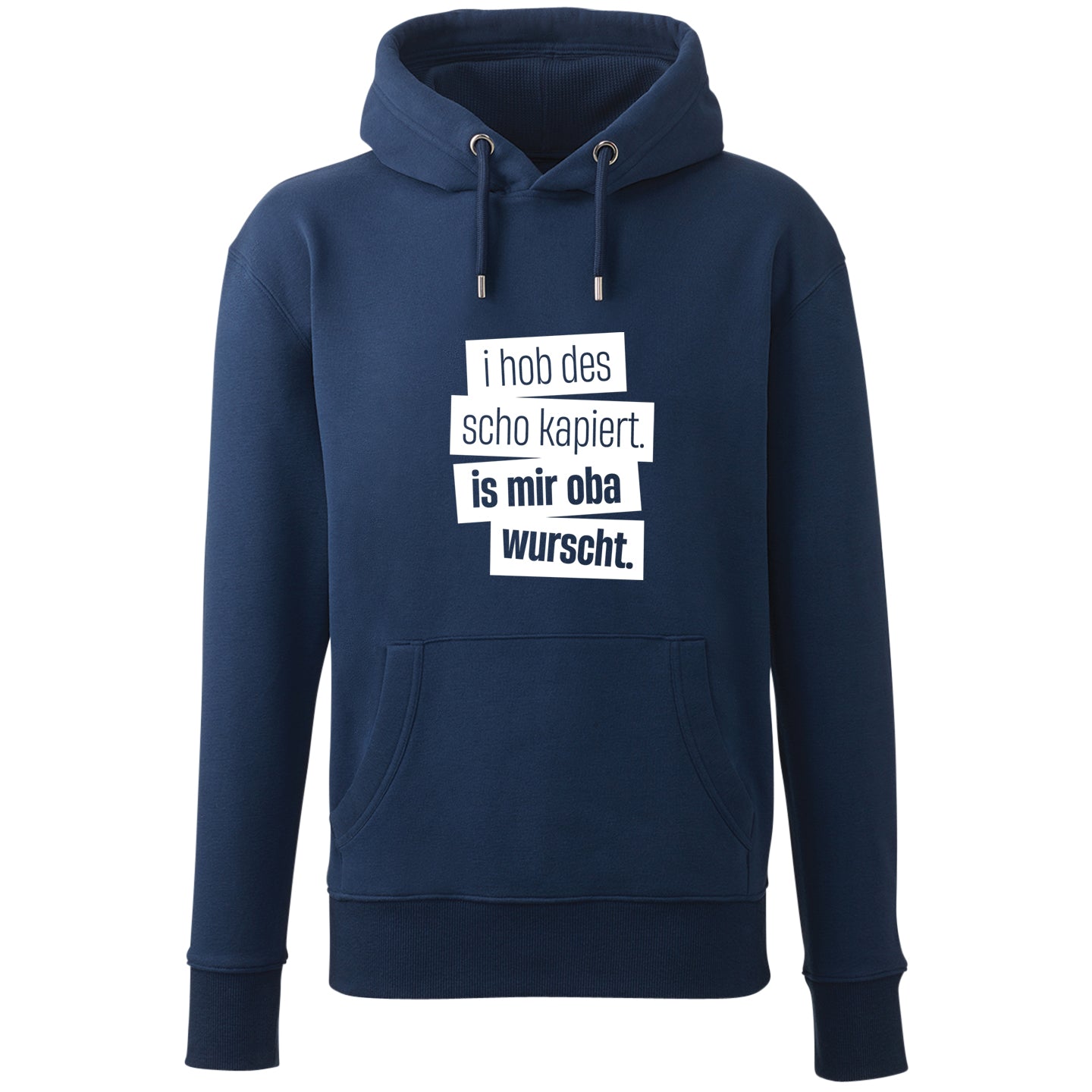 Hoodie "I hob des scho kapiert" - meinherzschlag.de