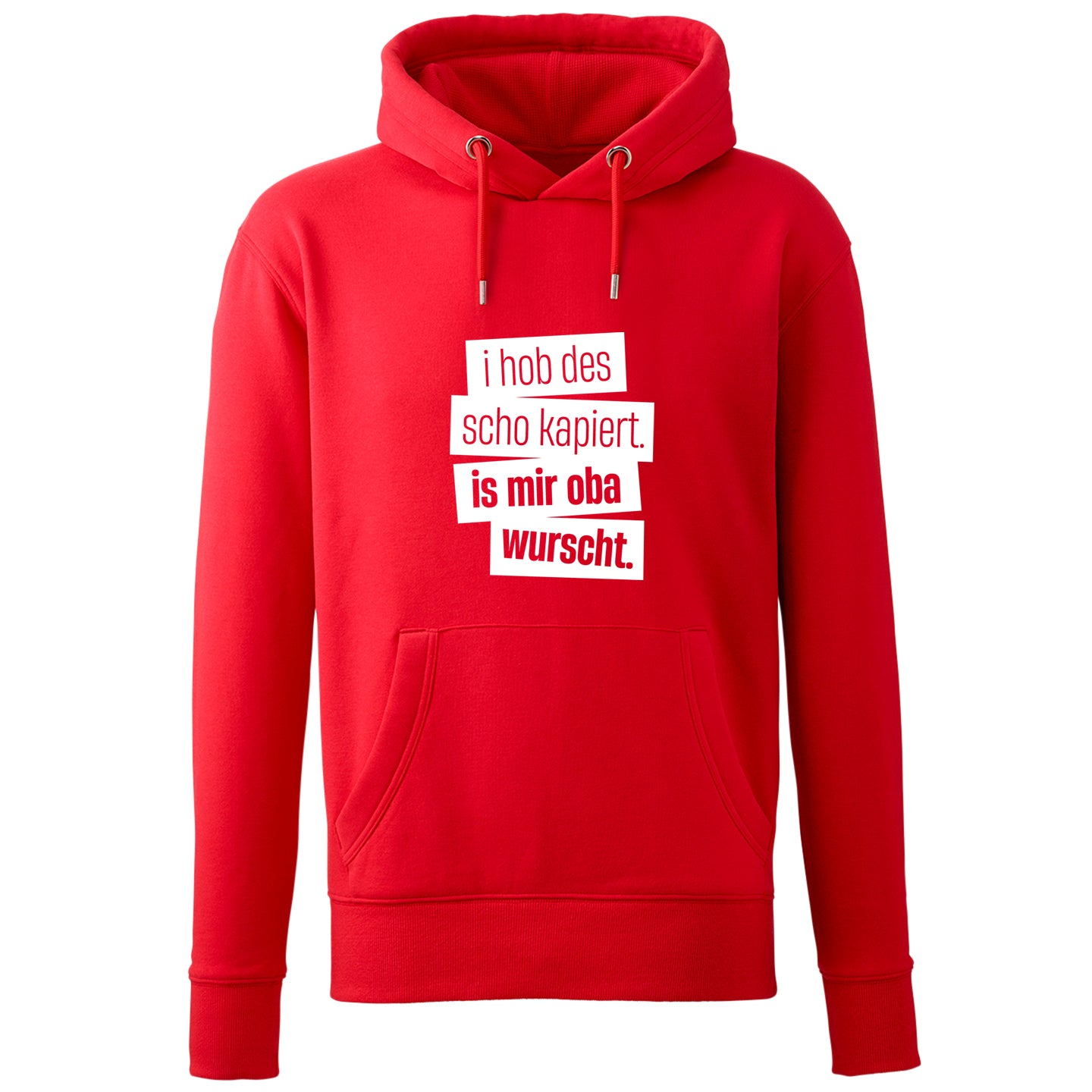 Hoodie "I hob des scho kapiert" - meinherzschlag.de