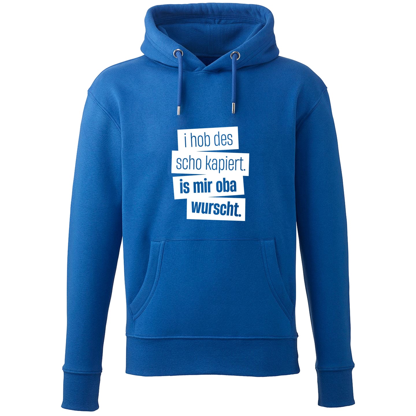 Hoodie "I hob des scho kapiert" - meinherzschlag.de
