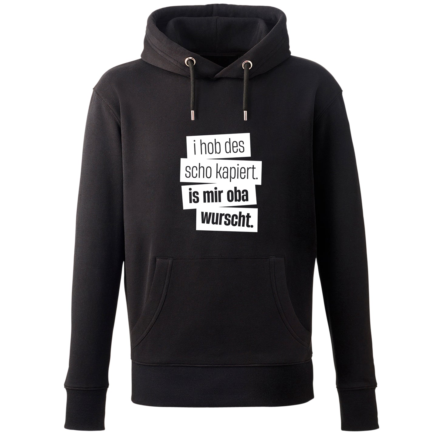 Hoodie "I hob des scho kapiert" - meinherzschlag.de