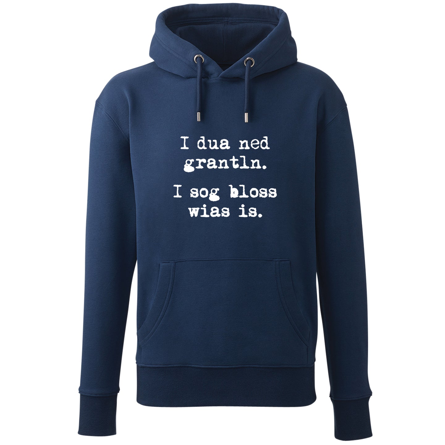 Hoodie "I sog bloss wia's is" - meinherzschlag.de