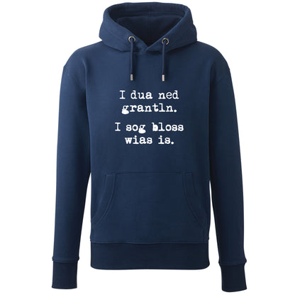 Hoodie "I sog bloss wia's is" - meinherzschlag.de