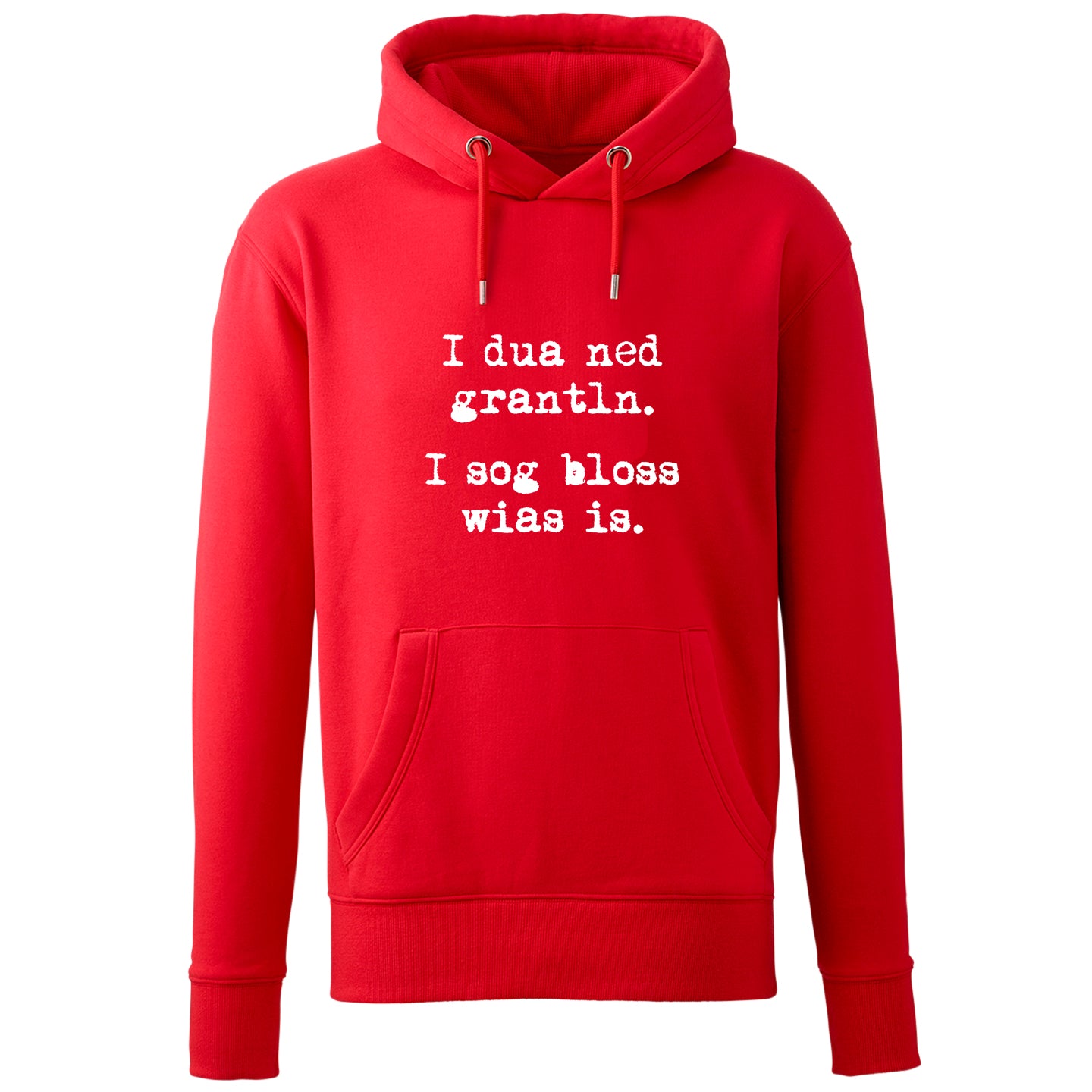 Hoodie "I sog bloss wia's is" - meinherzschlag.de