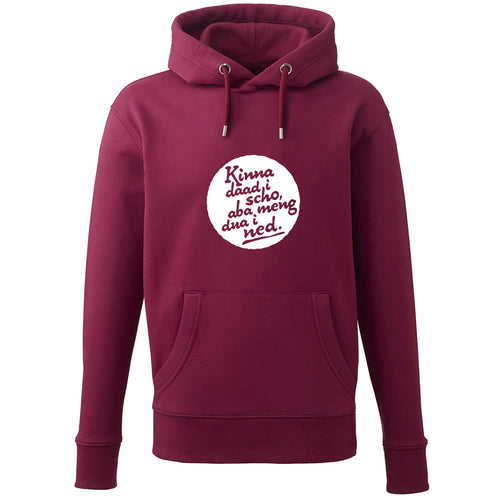Hoodie "Kinna dad i scho" - meinherzschlag.de