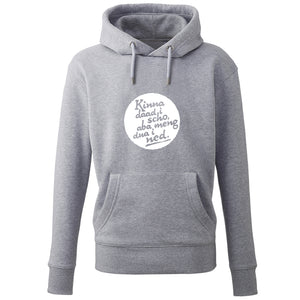 Hoodie "Kinna dad i scho" - meinherzschlag.de