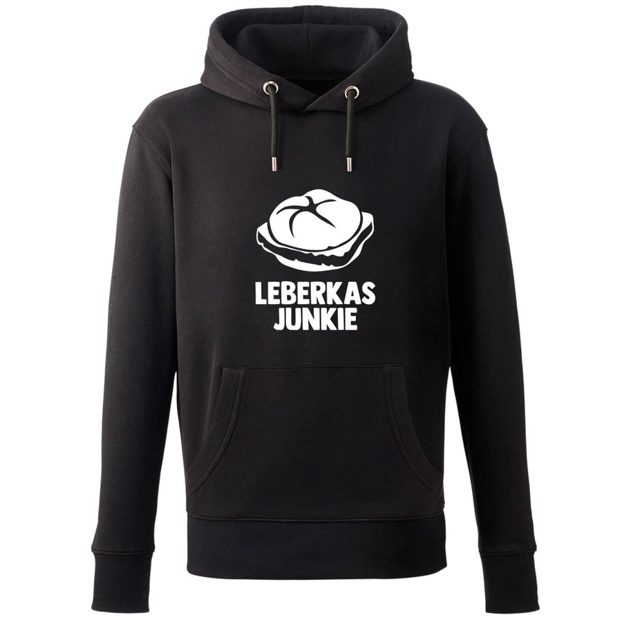 Hoodie "Leberkasjunkie" - meinherzschlag.de