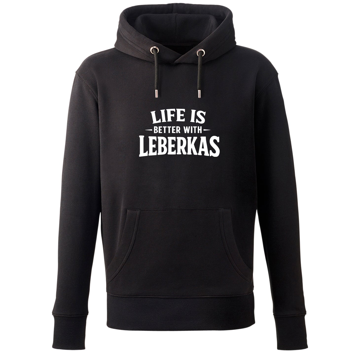 Hoodie "Life is better with Leberkas" - meinherzschlag.de