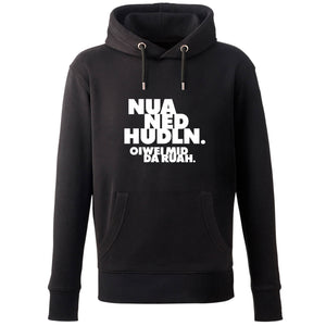 Hoodie "Nua ned hudln" - meinherzschlag.de