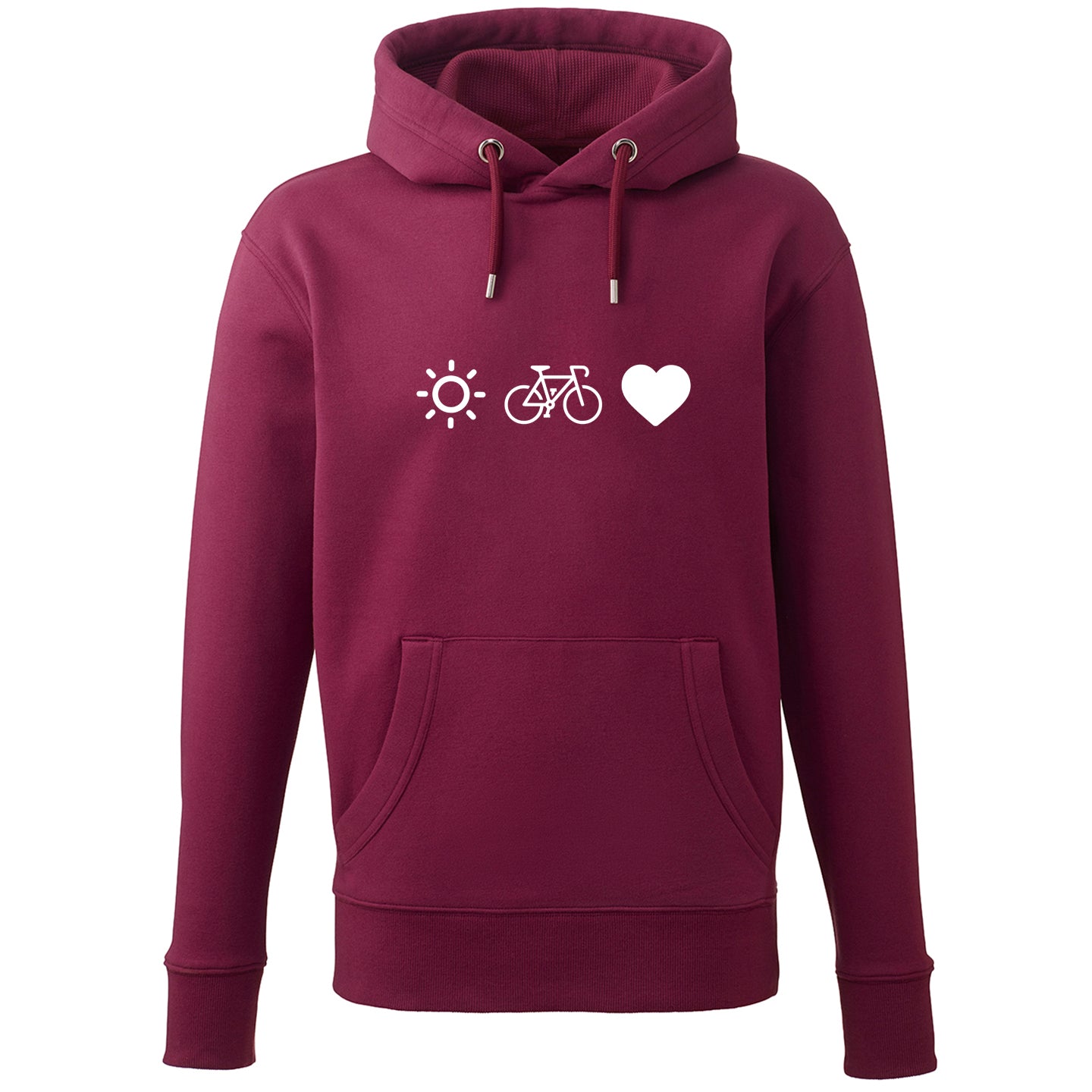 Hoodie "Radl, Sun & Herzl" - meinherzschlag.de