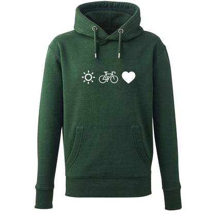 Hoodie "Radl, Sun & Herzl" - meinherzschlag.de