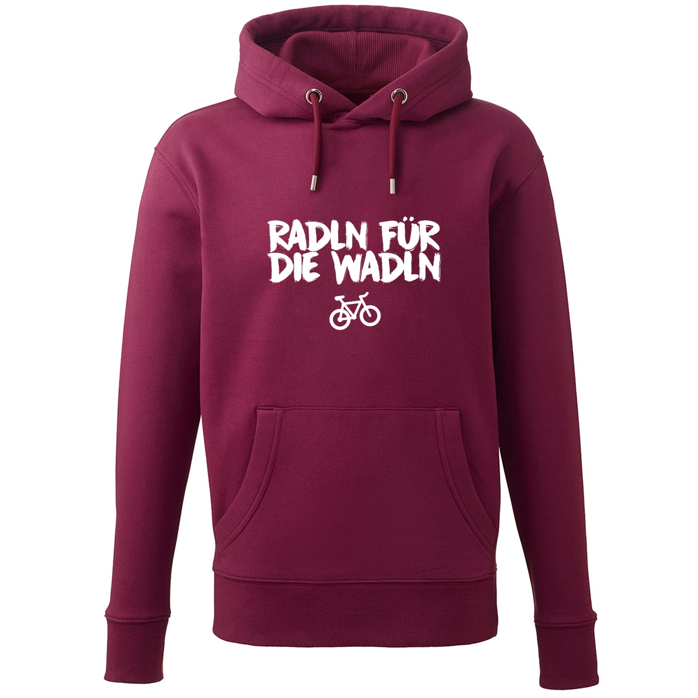 Hoodie "Radln für die Wadln" - meinherzschlag.de