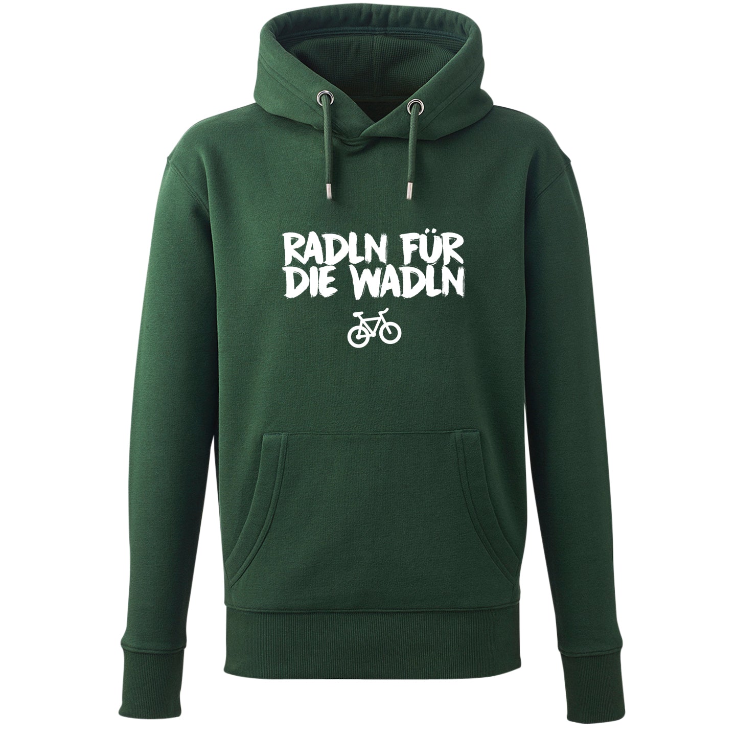 Hoodie "Radln für die Wadln" - meinherzschlag.de